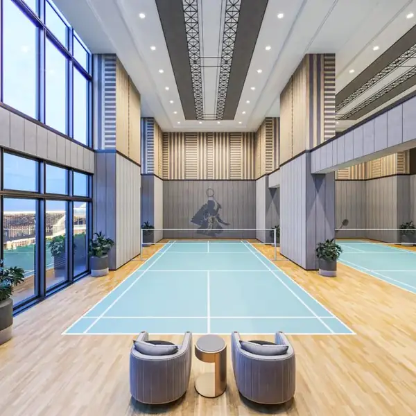 Skyven indoor badminton court