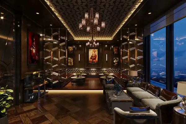 Skyven cigar room
