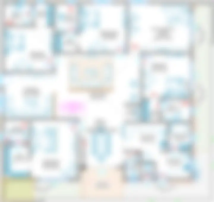 Skyven 4 BHK Type IV floor plan, west facing, 5,962 sq ft (locked preview)